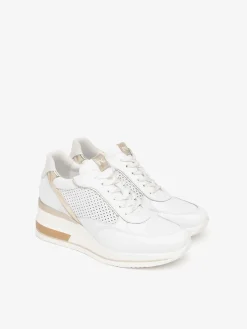 SNEAKERS DONNA - NERO GIARDINI BIANCO - E615234D