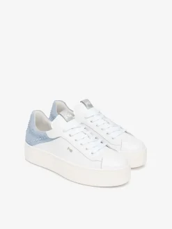 SNEAKERS DONNA - NERO GIARDINI BIANCO - E615300D
