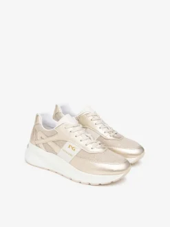 SNEAKERS DONNA - NERO GIARDINI BEIGE - E615183D