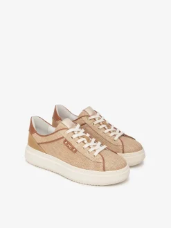 SNEAKERS DONNA - NERO GIARDINI BEIGE - E615282D