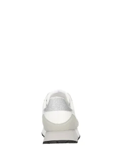 SNEAKERS DONNA - US POLO ASSN. BIANCO-ARGENTO - DENI004W/6YH1