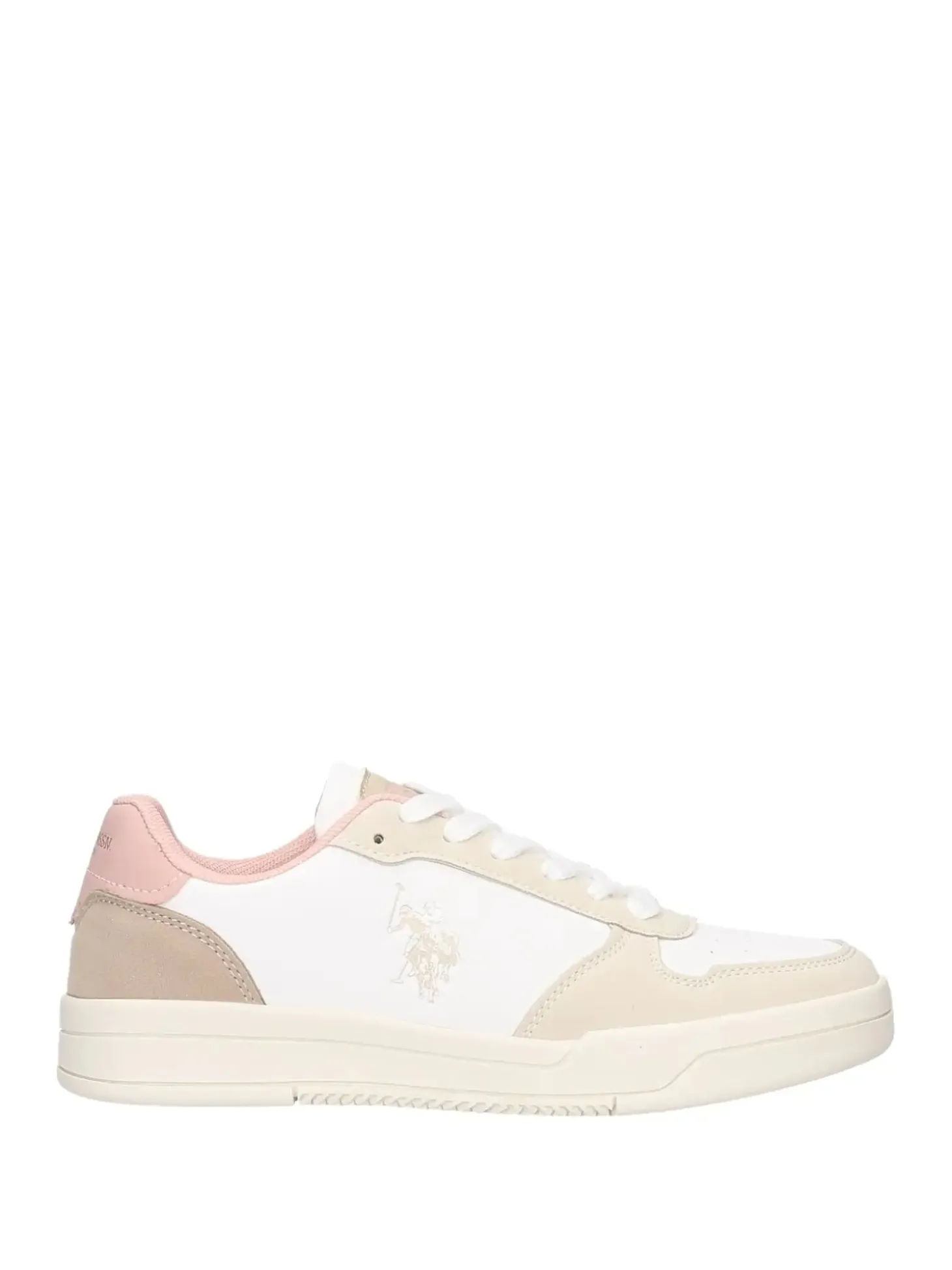 SNEAKERS DONNA - US POLO ASSN. BIANCO-NUDO - STEVY004W/6YH2