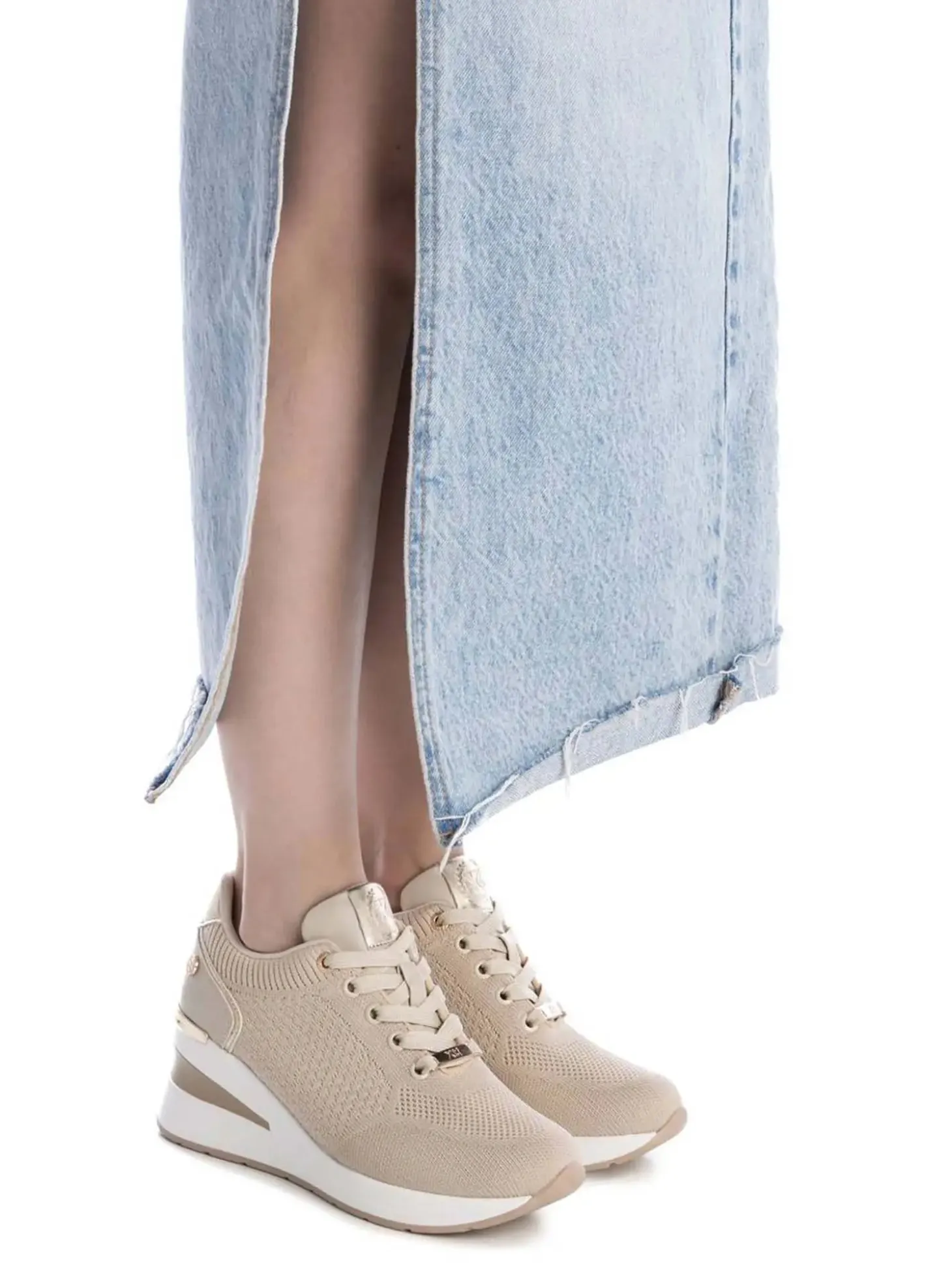 SNEAKERS DONNA - XTI BEIGE - 143721