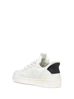 SNEAKERS RAGAZZA - GEOX BIANCO-NERO - J65NRA 05415