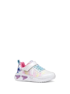 SNEAKERS RAGAZZA - GEOX BIANCO-MULTI - J65E9B 0AN02