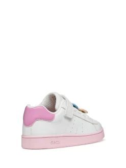SNEAKERS RAGAZZA - GEOX BIANCO-ROSA - J65LRF 000BC