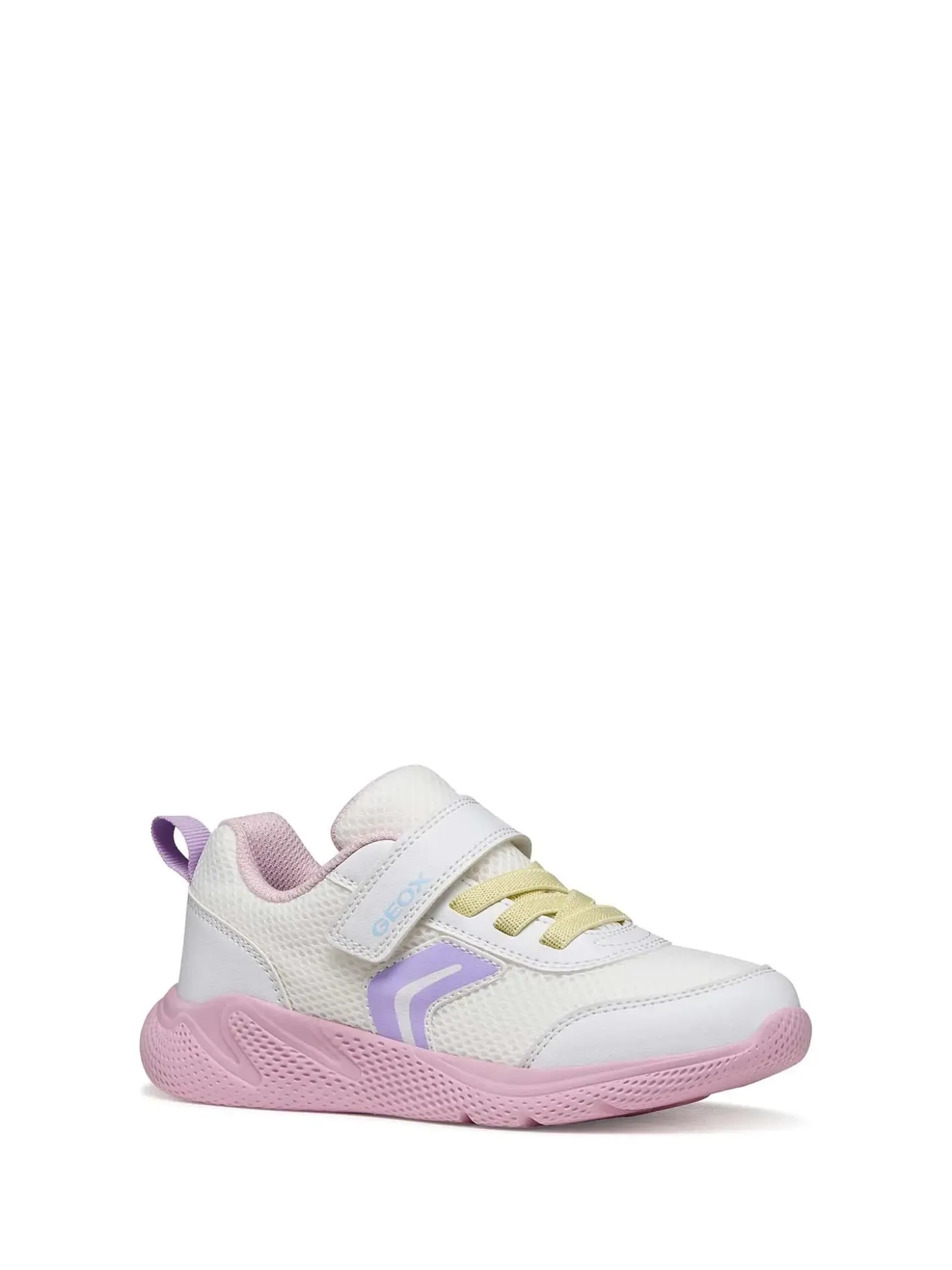 SNEAKERS RAGAZZA - GEOX BIANCO-ROSA - J36FWB 01454
