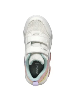 SNEAKERS RAGAZZA - GEOX BIANCO-MULTI - J55HPA 014BU