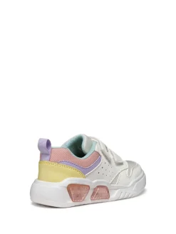 SNEAKERS RAGAZZA - GEOX BIANCO-MULTI - J55HPA 014BU