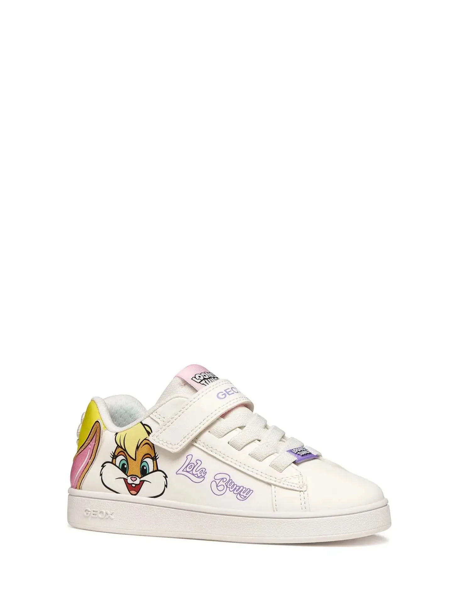 SNEAKERS RAGAZZA - GEOX BIANCO-GIALLO - J65LRH 05411