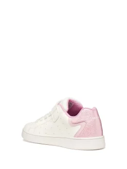 SNEAKERS RAGAZZA - GEOX BIANCO-ROSA - J36LRA 054BJ