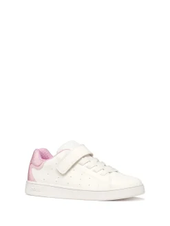 SNEAKERS RAGAZZA - GEOX BIANCO-ROSA - J36LRA 054BJ
