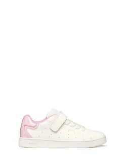 SNEAKERS RAGAZZA - GEOX BIANCO-ROSA - J36LRA 054BJ