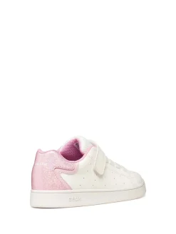 SNEAKERS RAGAZZA - GEOX BIANCO-ROSA - J36LRA 054BJ