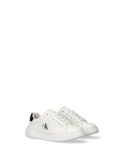 SNEAKERS RAGAZZO - CALVIN KLEIN BIANCO-NERO - V3X9-83468-1355