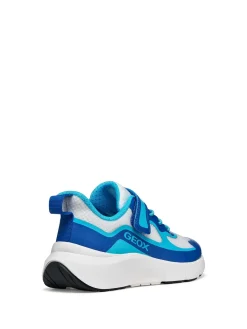 SNEAKERS RAGAZZO - GEOX BIANCO-AZZURO - J65P7F 01454