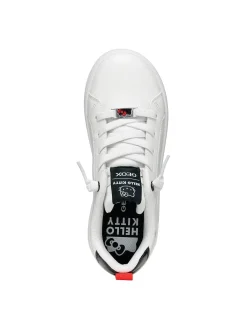 SNEAKERS RAGAZZO - GEOX BIANCO-NERO - J66LRD 05402