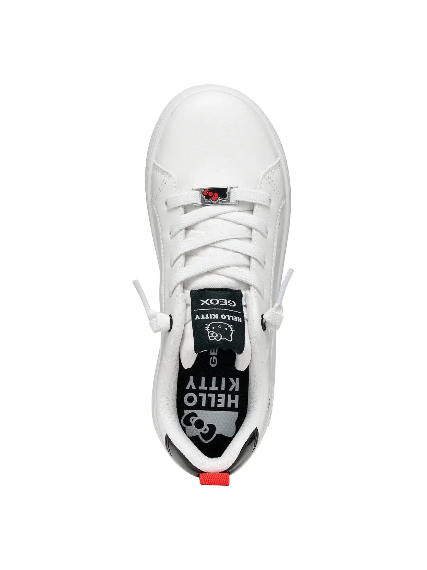 SNEAKERS RAGAZZO - GEOX BIANCO-NERO - J66LRD 05402