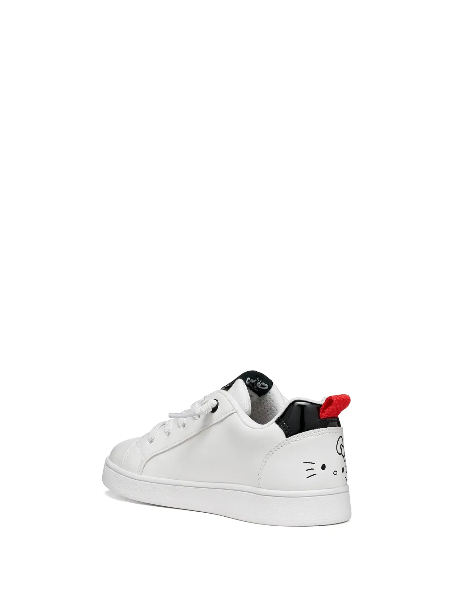 SNEAKERS RAGAZZO - GEOX BIANCO-NERO - J66LRD 05402
