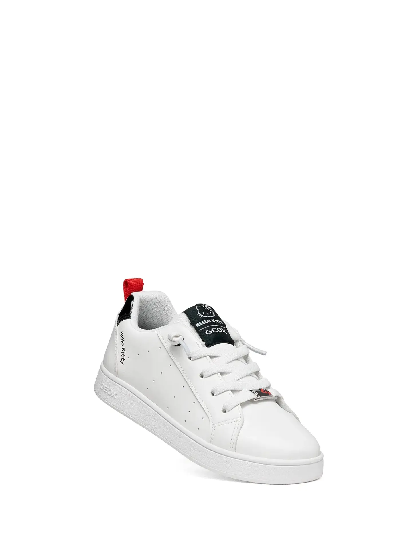 SNEAKERS RAGAZZO - GEOX BIANCO-NERO - J66LRD 05402