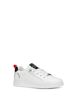 SNEAKERS RAGAZZO - GEOX BIANCO-NERO - J66LRD 05402