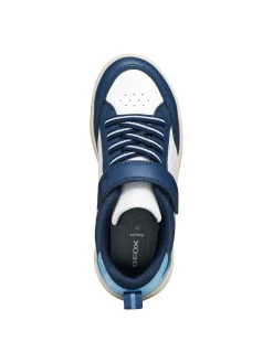 SNEAKERS RAGAZZO - GEOX BIANCO-NAVY - J45LQA 000BC