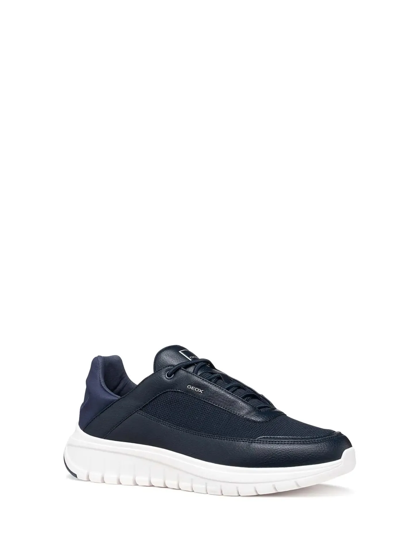 SNEAKERS UOMO - GEOX NAVY-BIANCO - U65N4D 0BU11