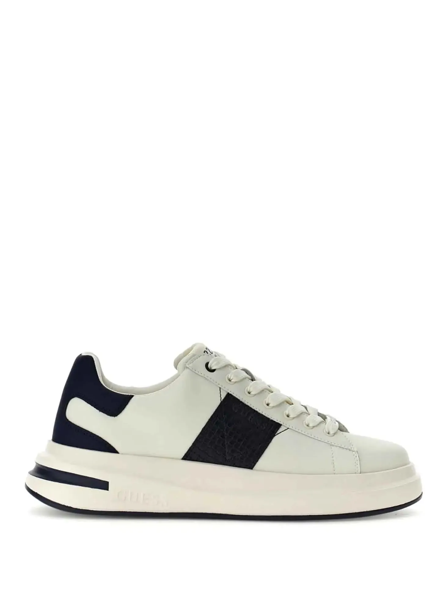 SNEAKERS UOMO - GUESS BIANCO-NAVY - FMJEBA LEA12