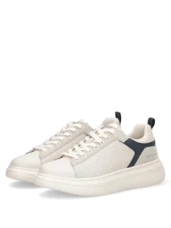SNEAKERS UOMO - LIU-JO BIANCO-BLU - 7B6001PX355