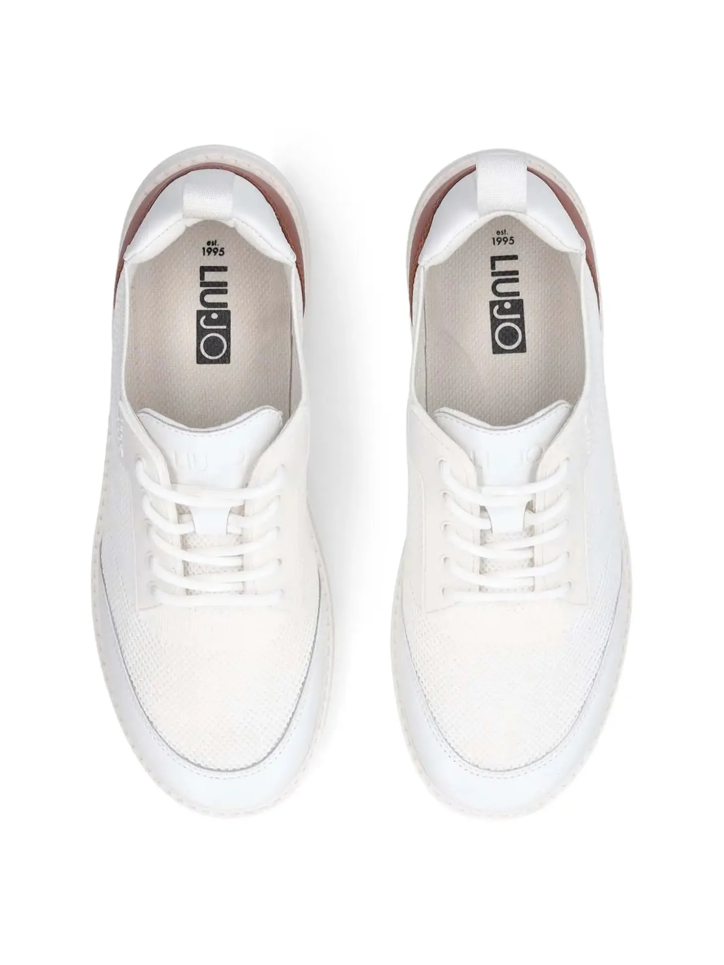 SNEAKERS UOMO - LIU-JO BIANCO-CUOIO - 7B6013TX415
