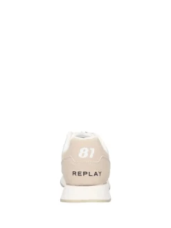 SNEAKERS UOMO - REPLAY BIANCO-BEIGE - RS680118S