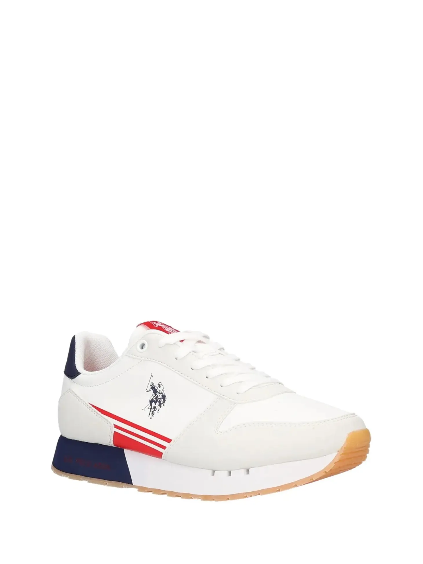 SNEAKERS UOMO - US POLO ASSN. BIANCO-BLU - DENI001M/6YH1