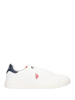 SNEAKERS UOMO - US POLO ASSN. BIANCO-BLU - BYRON006M/6YM1