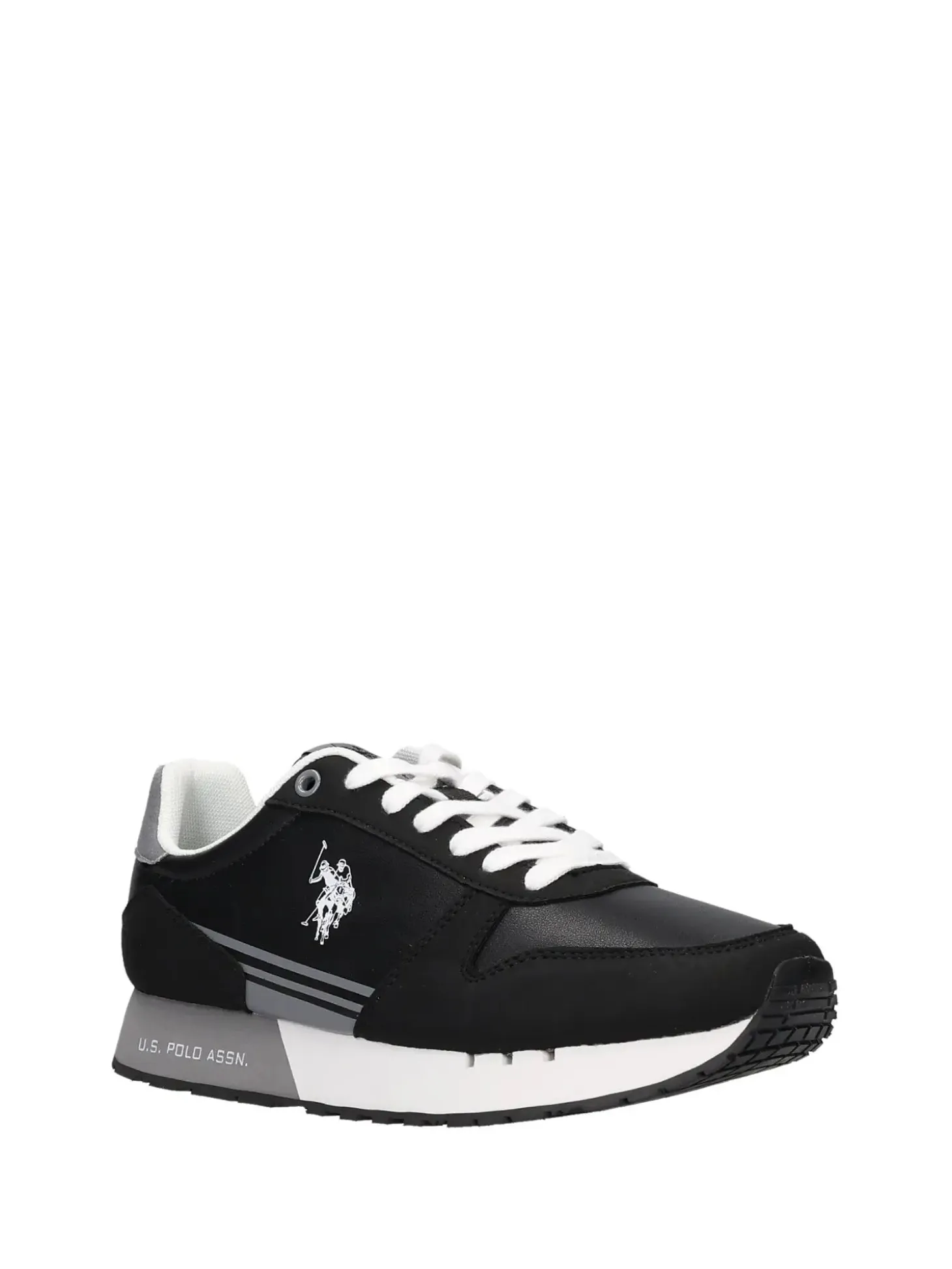 SNEAKERS UOMO - US POLO ASSN. NERO - DENI001M/6YH1