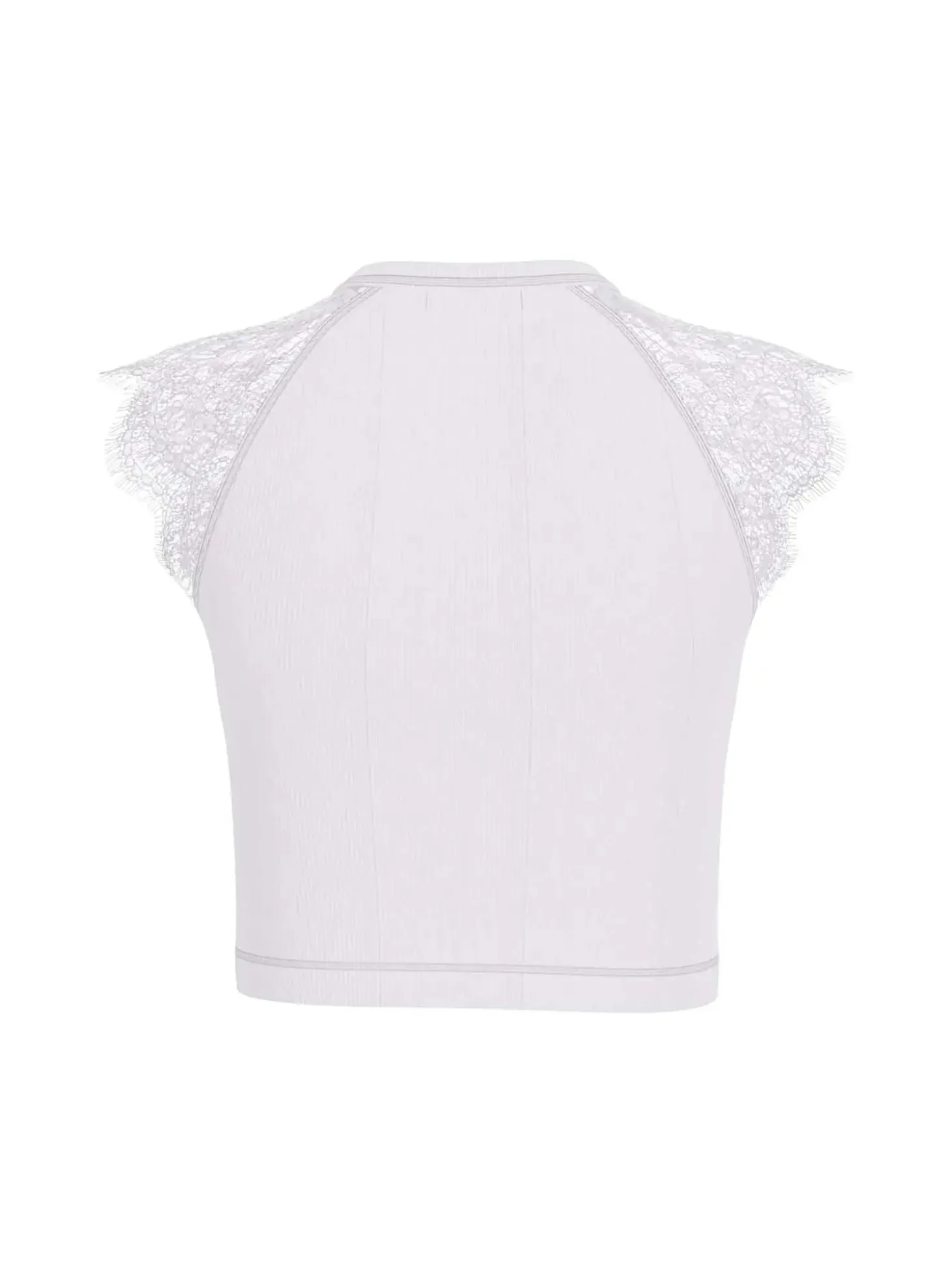 TOP DONNA - GUESS APPAREL BIANCO - W6GZ01 Z0606