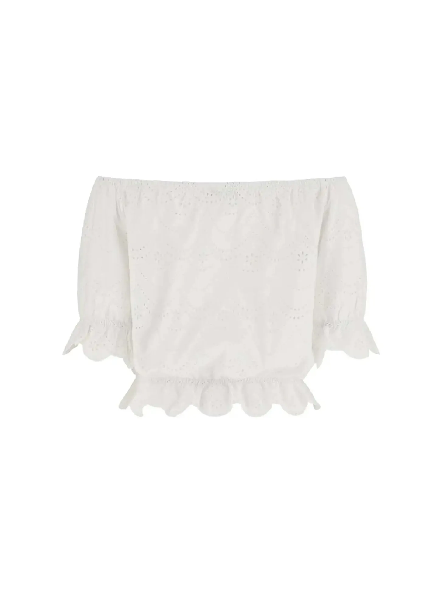 TOP DONNA - GUESS APPAREL BIANCO - W6GP47 K3336