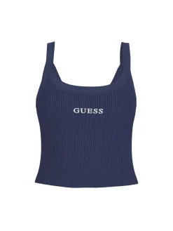 TOP DONNA - GUESS ATHLEISURE BLU - V6GP16 K3180