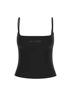 TOP DONNA - GUESS ATHLEISURE NERO - V5GP22 J1314