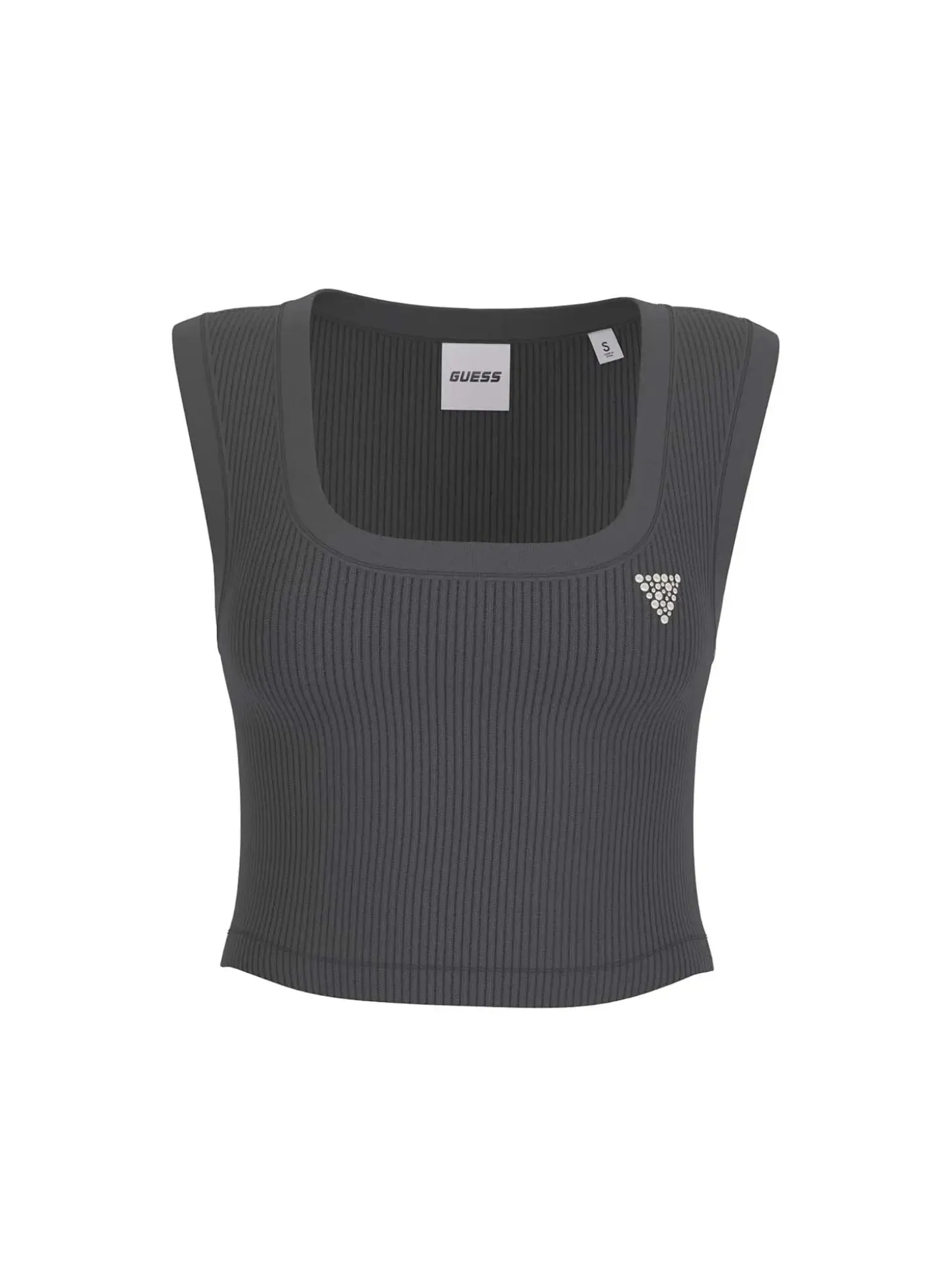 TOP DONNA - GUESS ATHLEISURE NERO - V6GP07 K2987