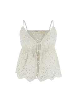 TOP DONNA - GUESS UNDERWEAR CREMA - E6GH04 WP320