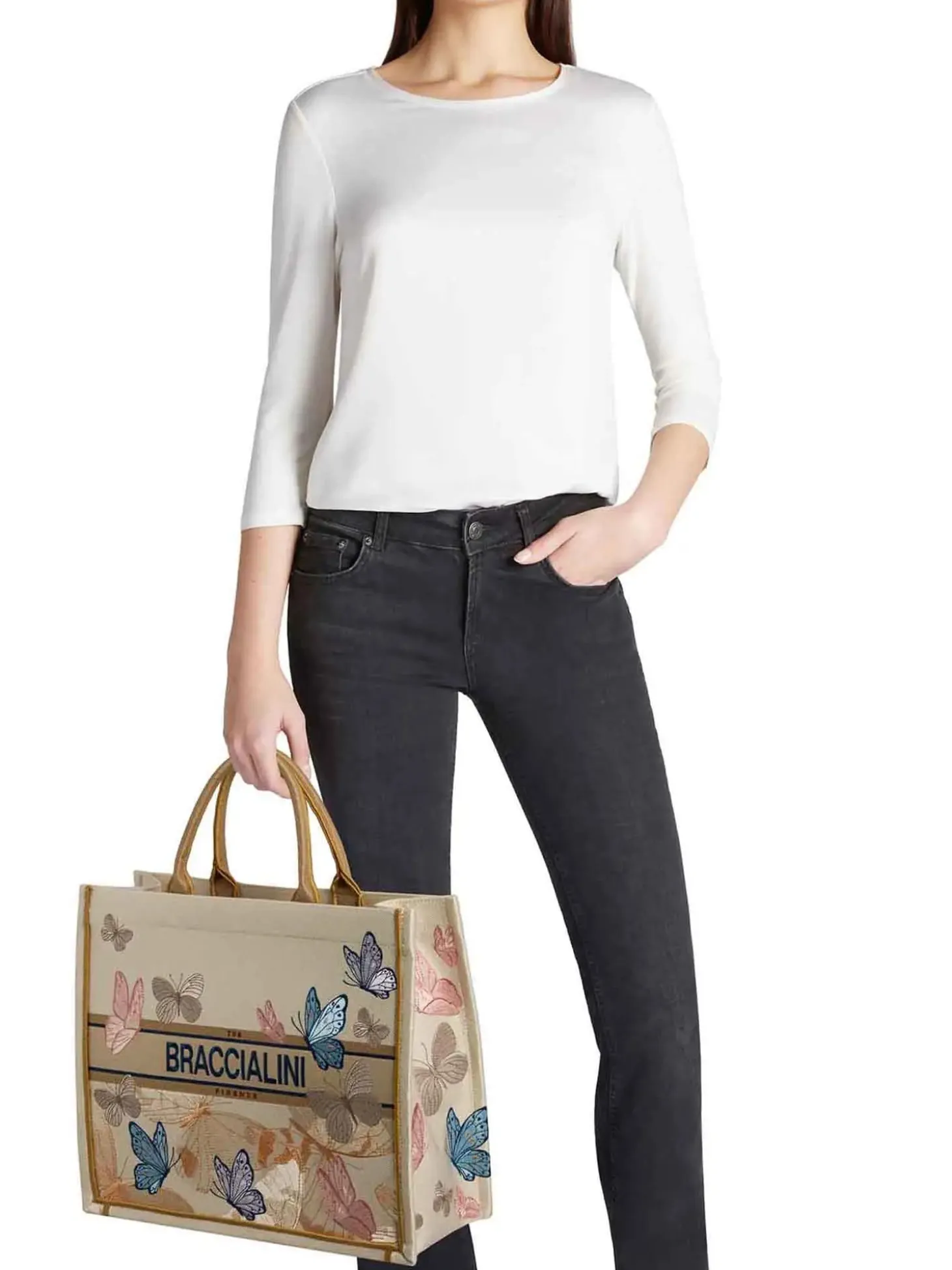 TOTE DONNA - BRACCIALINI BEIGE - B18921-TY