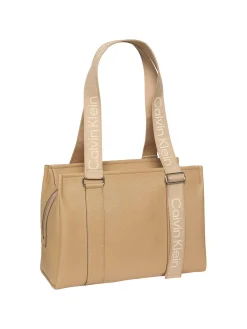 TOTE DONNA - CALVIN KLEIN BEIGE - LV04F3644G