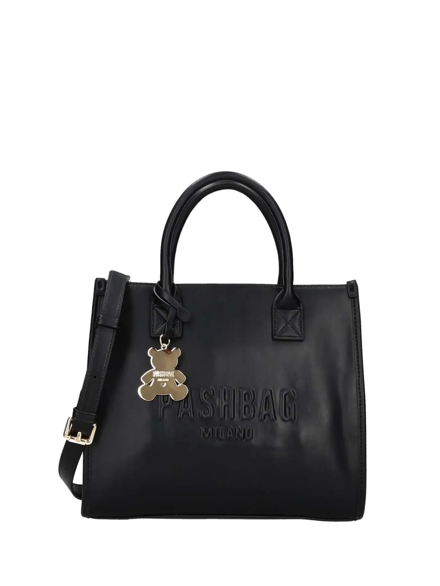 TOTE DONNA - PASH BAG NERO - 19785-HOT-S6B-P