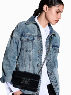 TRACOLLA DONNA - ARMANI EXCHANGE NERO - XW000071 AF12039
