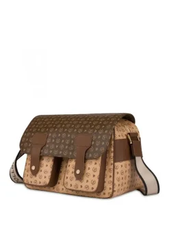 TRACOLLA DONNA - POLLINI MARRONE-CREMA - TE8401PP02Q53