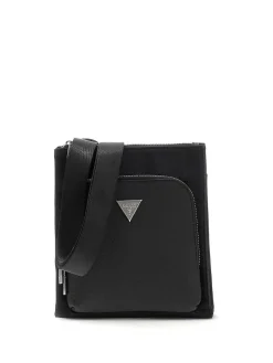 TRACOLLA UOMO - GUESS NERO - HMBEHN P6123