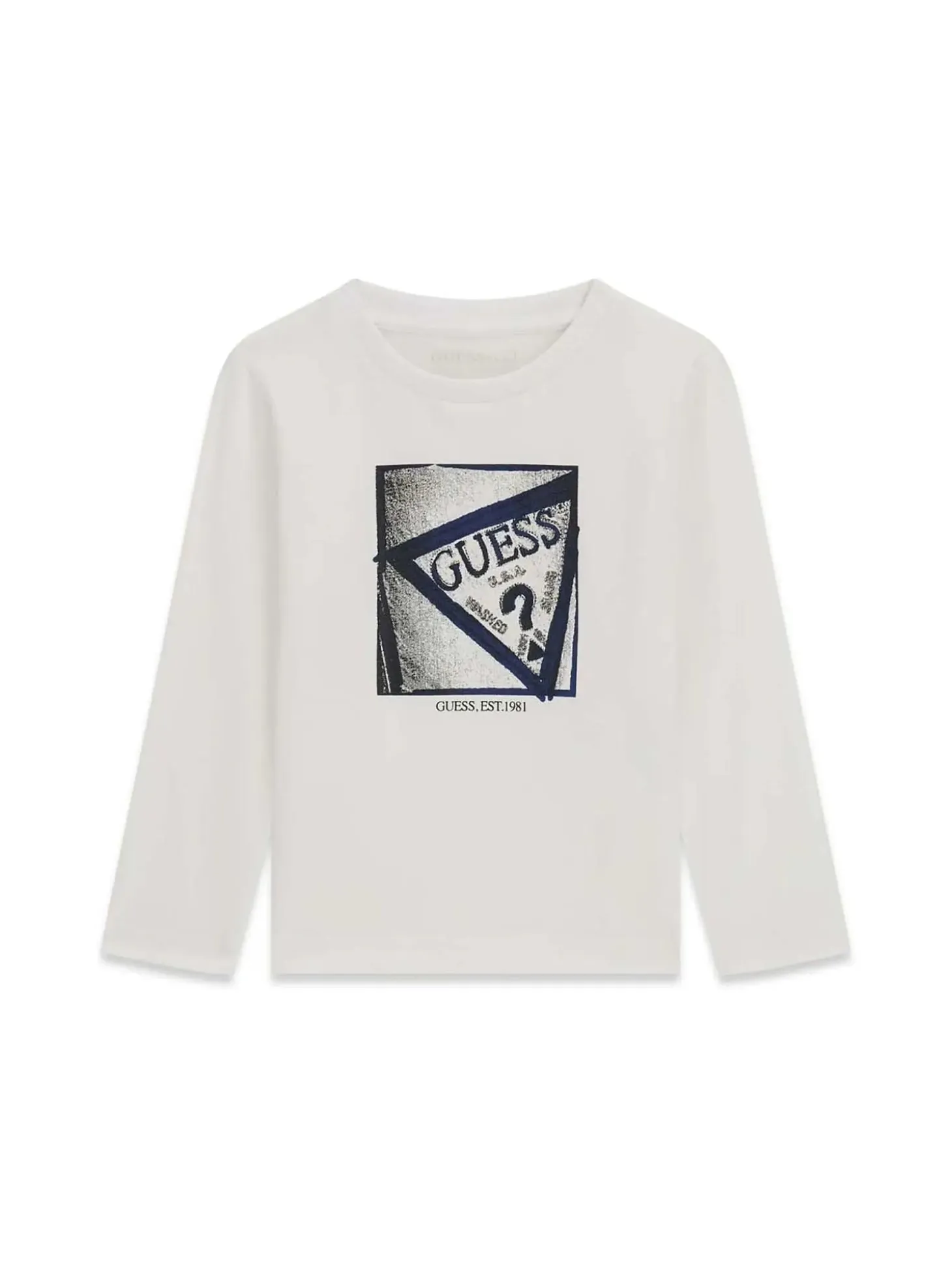 T-SHIRT BAMBINO - GUESS KIDS BIANCO - N6YI24 K3882