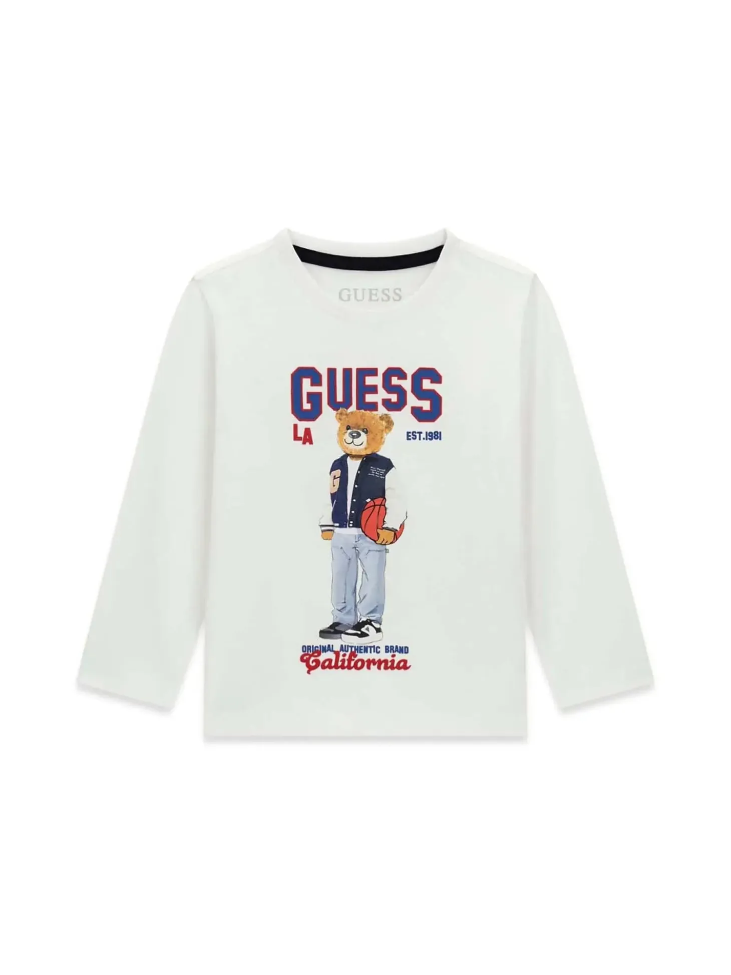T-SHIRT BAMBINO - GUESS KIDS BIANCO - N6YI06 K3794
