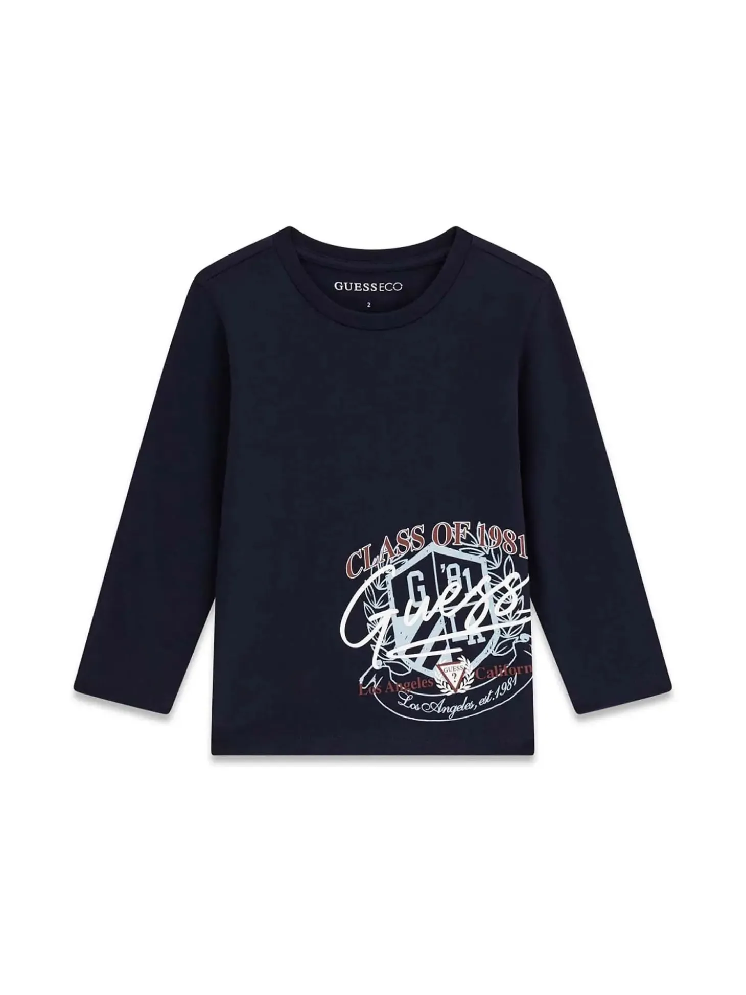 T-SHIRT BAMBINO - GUESS KIDS BLU - N6YI14 K3802