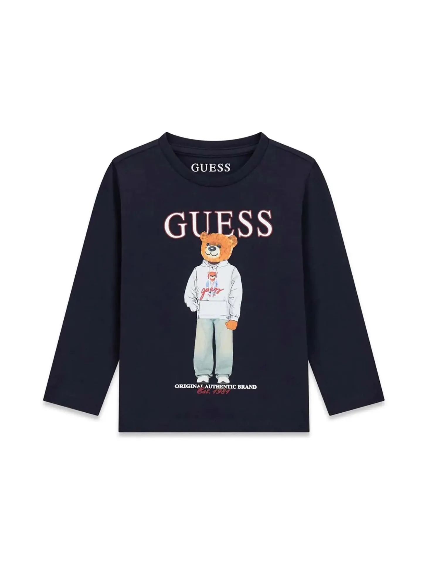 T-SHIRT BAMBINO - GUESS KIDS BLU - N6YI06 K3794